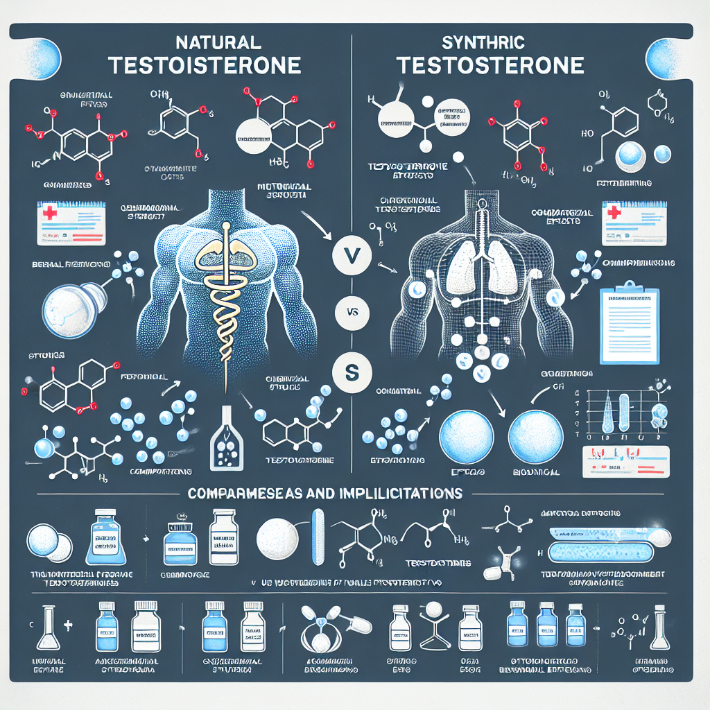 Testosterone e testosterone sintetico: confronto e implicazioni